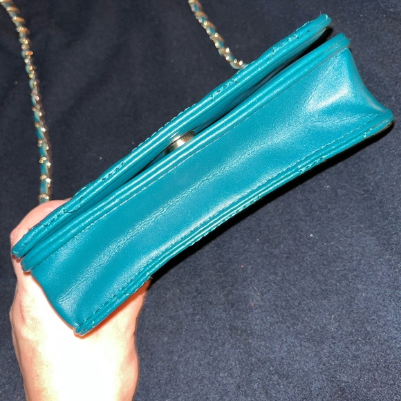 BEBE teal purse - Picture 3 of 5